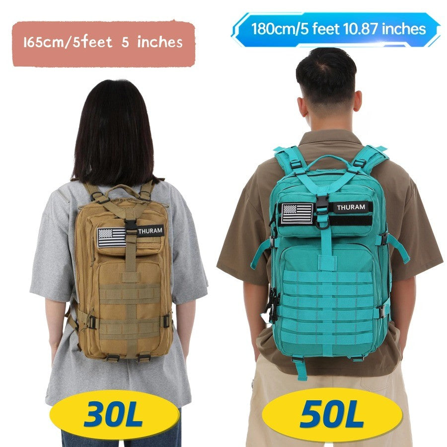 30L/50L 1000D Nylon impermeable Trekking pesca caza bolsa mochila mochilas al ai