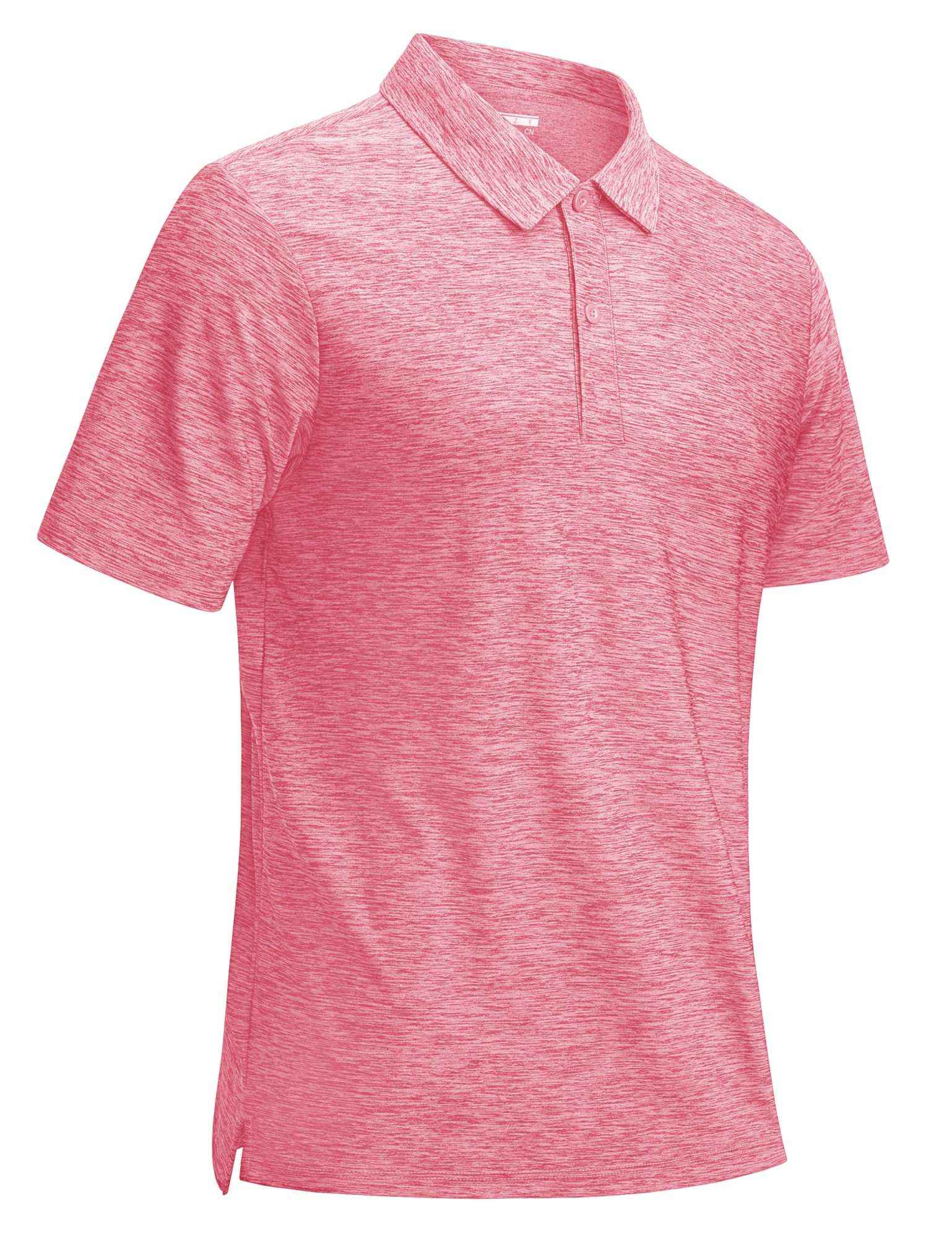 Playera polo jaspeado para hombre TACVASEN