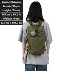 30L/50L 1000D Nylon impermeable Trekking pesca caza bolsa mochila mochilas al ai