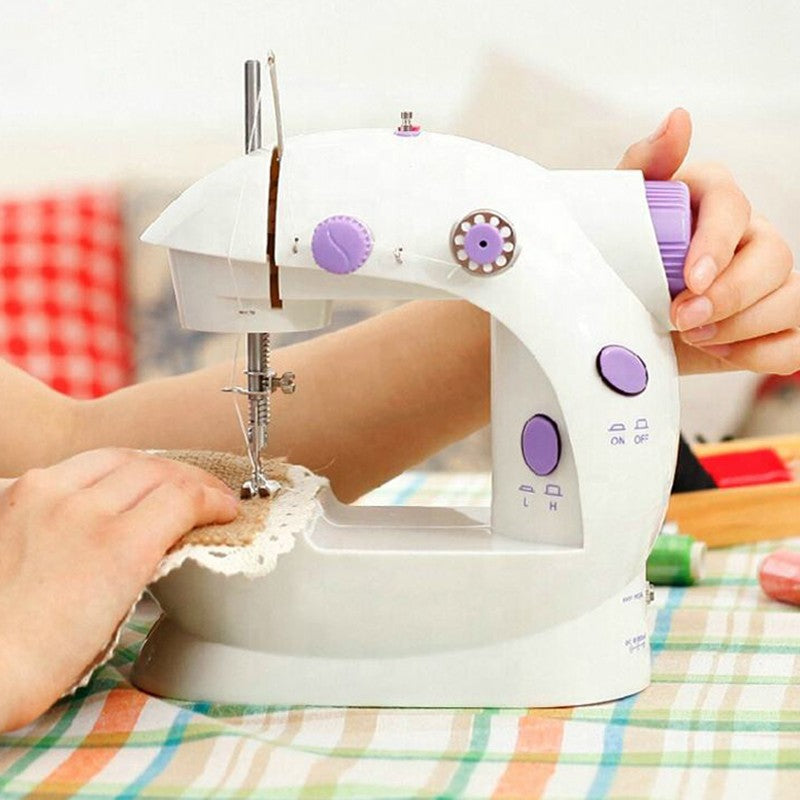 Mini máquina de coser totalmente automático
