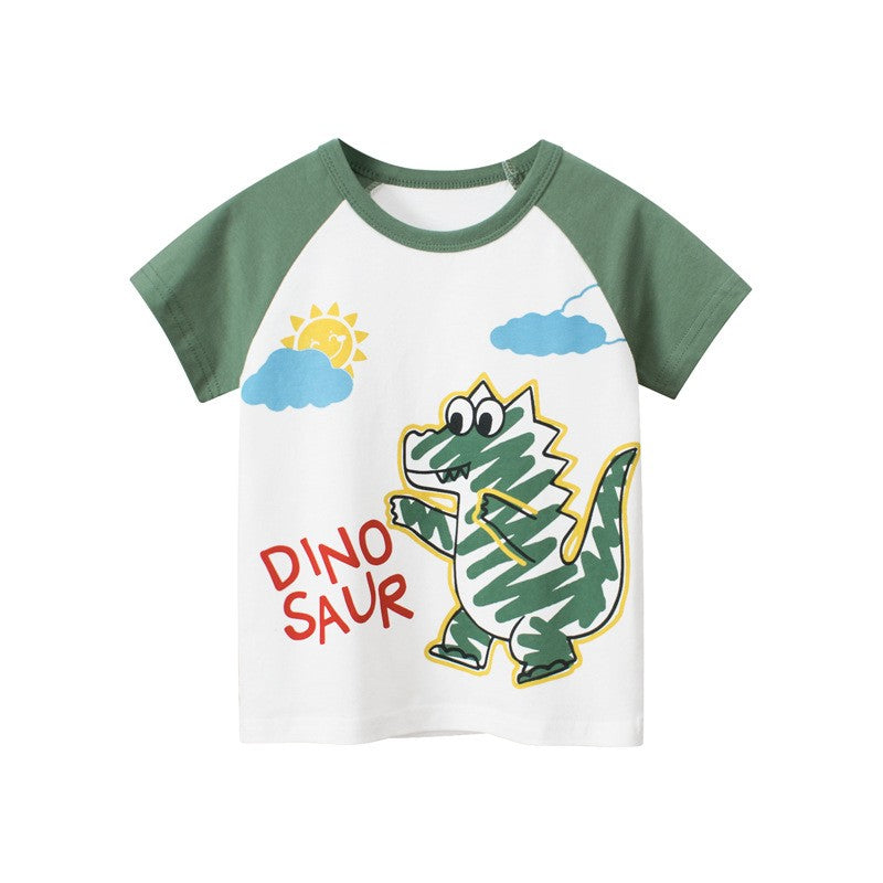 Playera de niños con estampado de dinosaurios