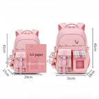 Mochila para niños con multiples bolsillos