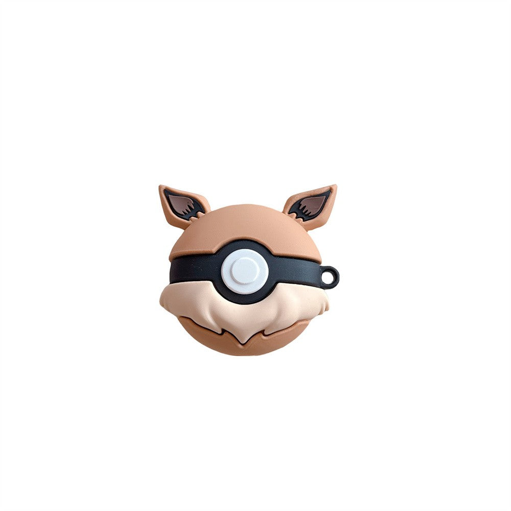 Funda Para Airpods 4, 2, 3, 1 Pro, 3, 2, Pokébola Pokemon Eevee