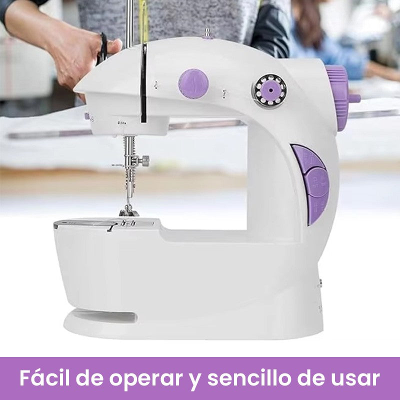 Mini máquina de coser totalmente automático