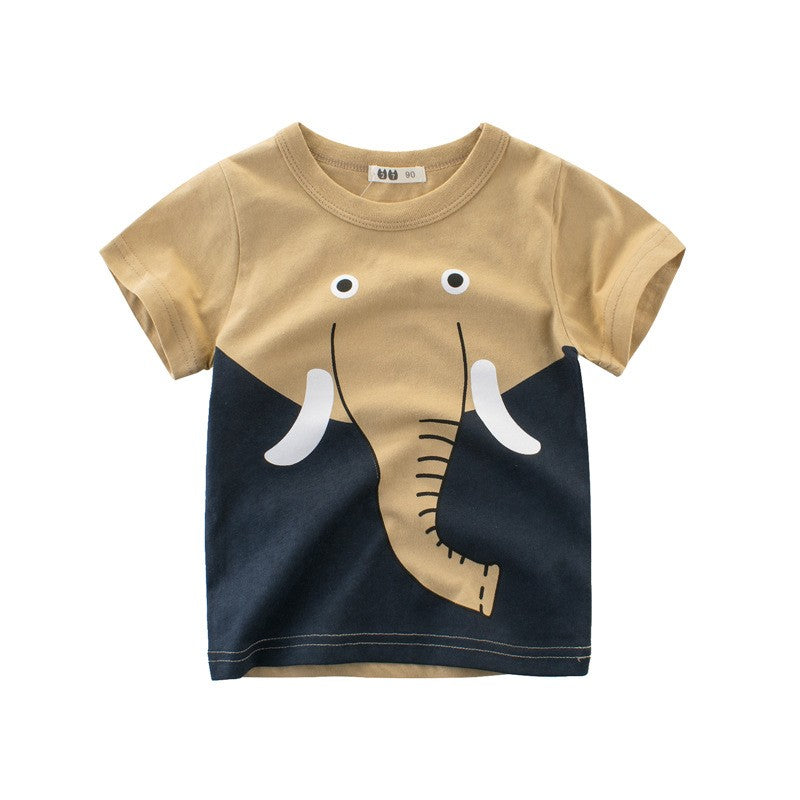 Playera de niños con diseño de elefante