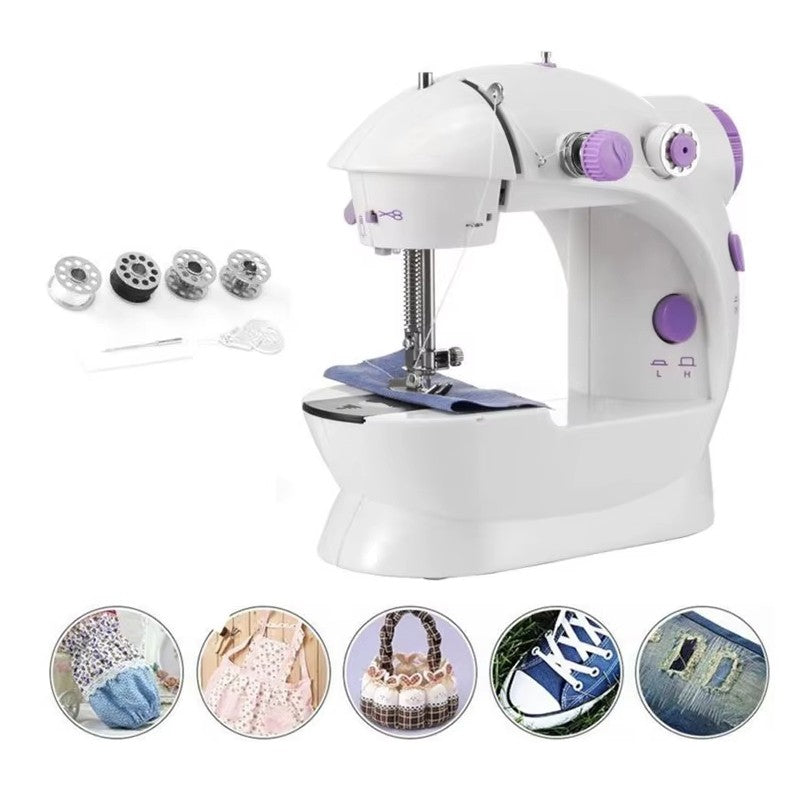 Mini máquina de coser totalmente automático