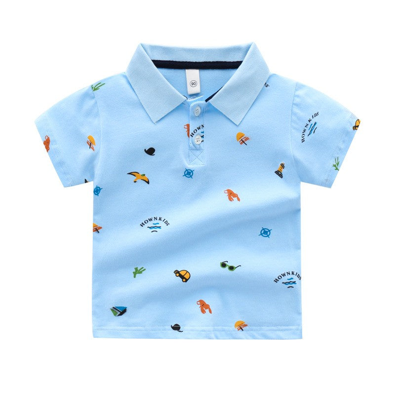 Polo de niños con estampados de dibujos animados