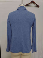 Polo de Manga Larga Informal para Mujer con Cremallera