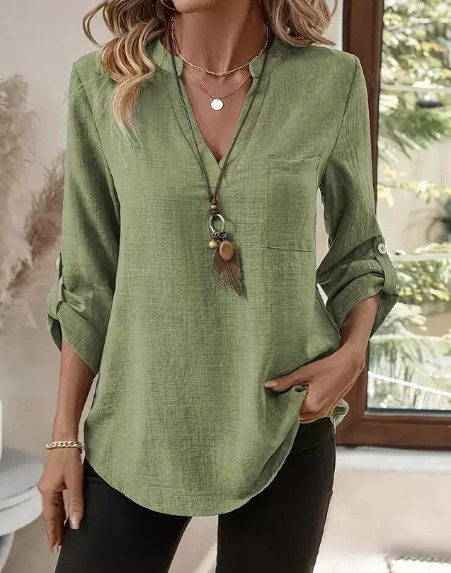 Blusa holgada informal para mujer