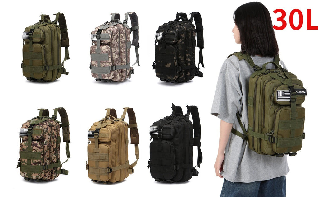 30L/50L 1000D Nylon impermeable Trekking pesca caza bolsa mochila mochilas al ai