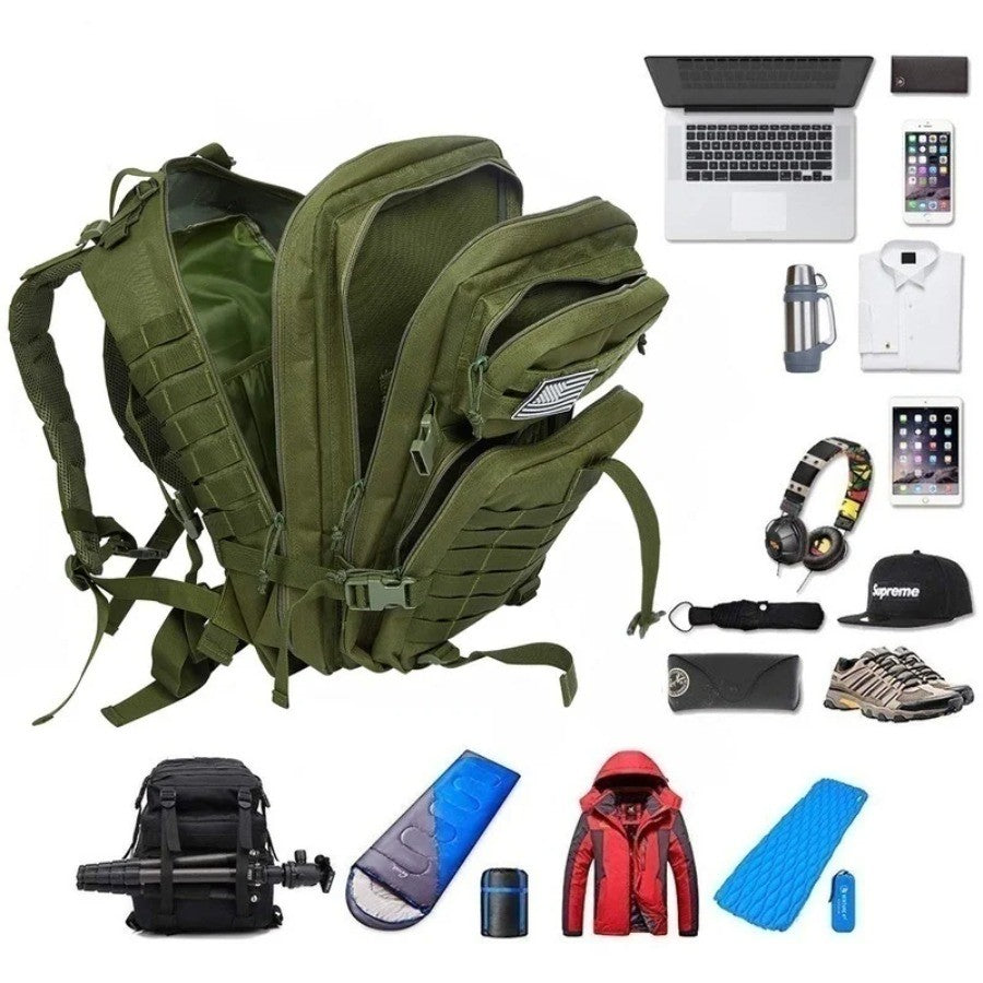 30L/50L 1000D Nylon impermeable Trekking pesca caza bolsa mochila mochilas al ai
