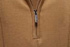 AIOPESON Polo deportivo con cremallera de color sólido para hombre, polo social