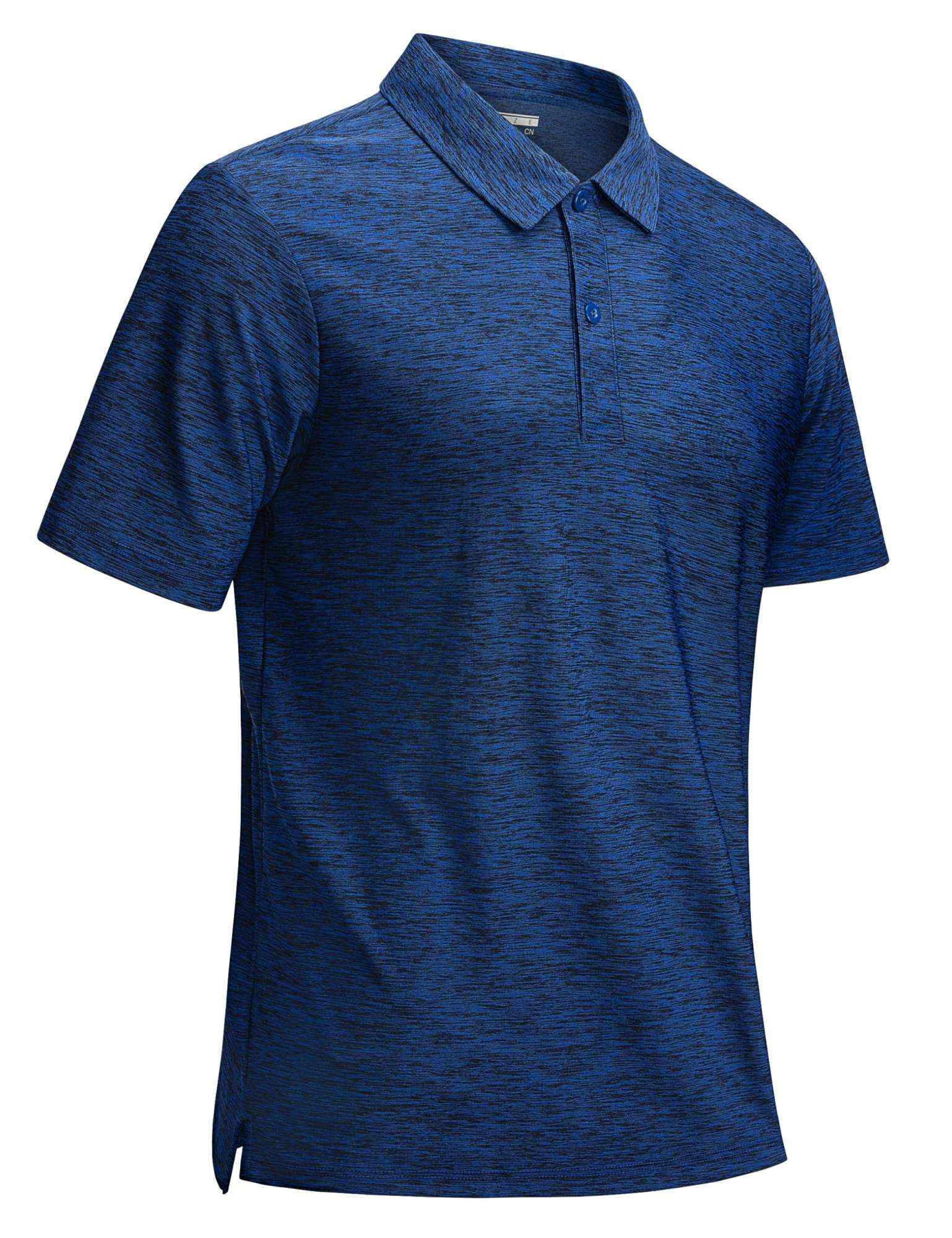 Playera polo jaspeado para hombre TACVASEN