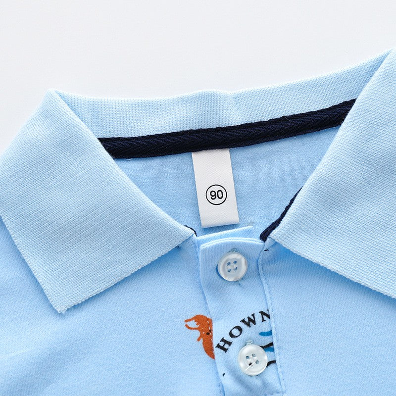 Polo de niños con estampados de dibujos animados