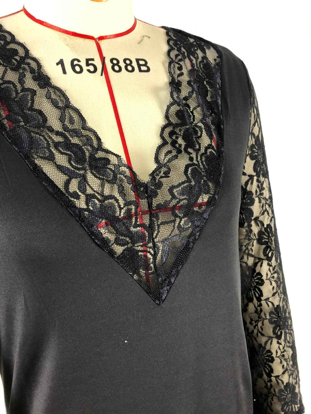 Blusa de Encajes Manga Larga Para Mujer