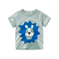 Playera de niños con estampado de león