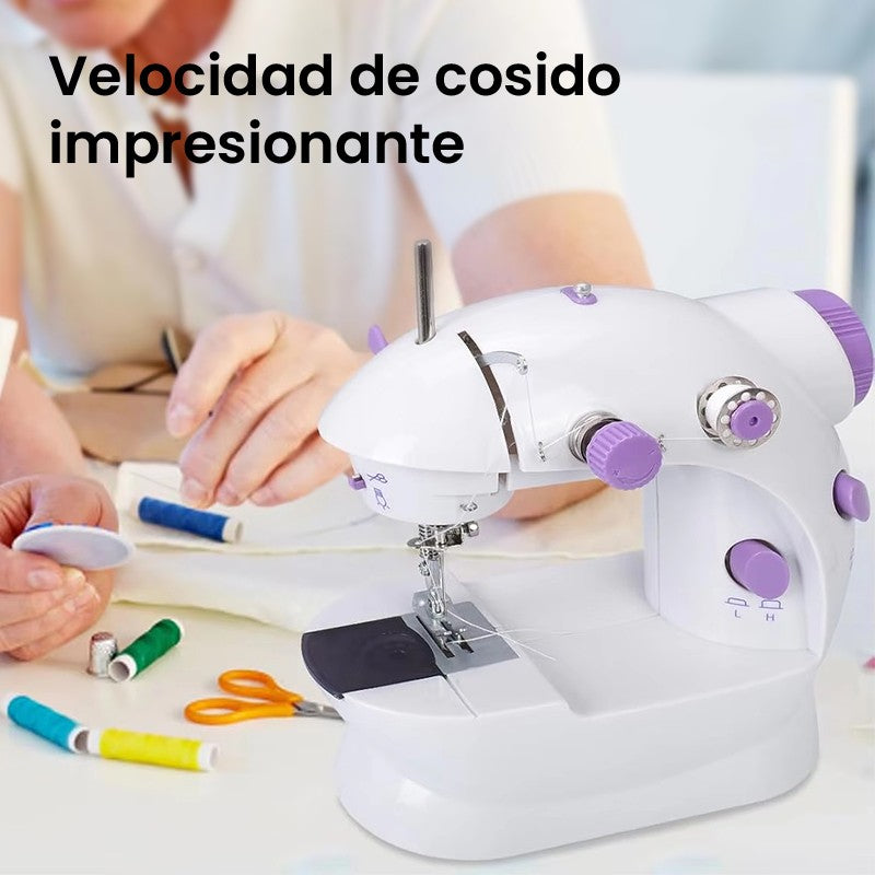 Mini máquina de coser totalmente automático