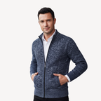 Abrigo casual con cremallera para hombre