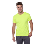 Playera Esencial Manga Corta Para Hombre Color Amarillo Neón