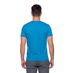 Playera Esencial Manga Corta Para Hombre Color Turquesa Jaspeado