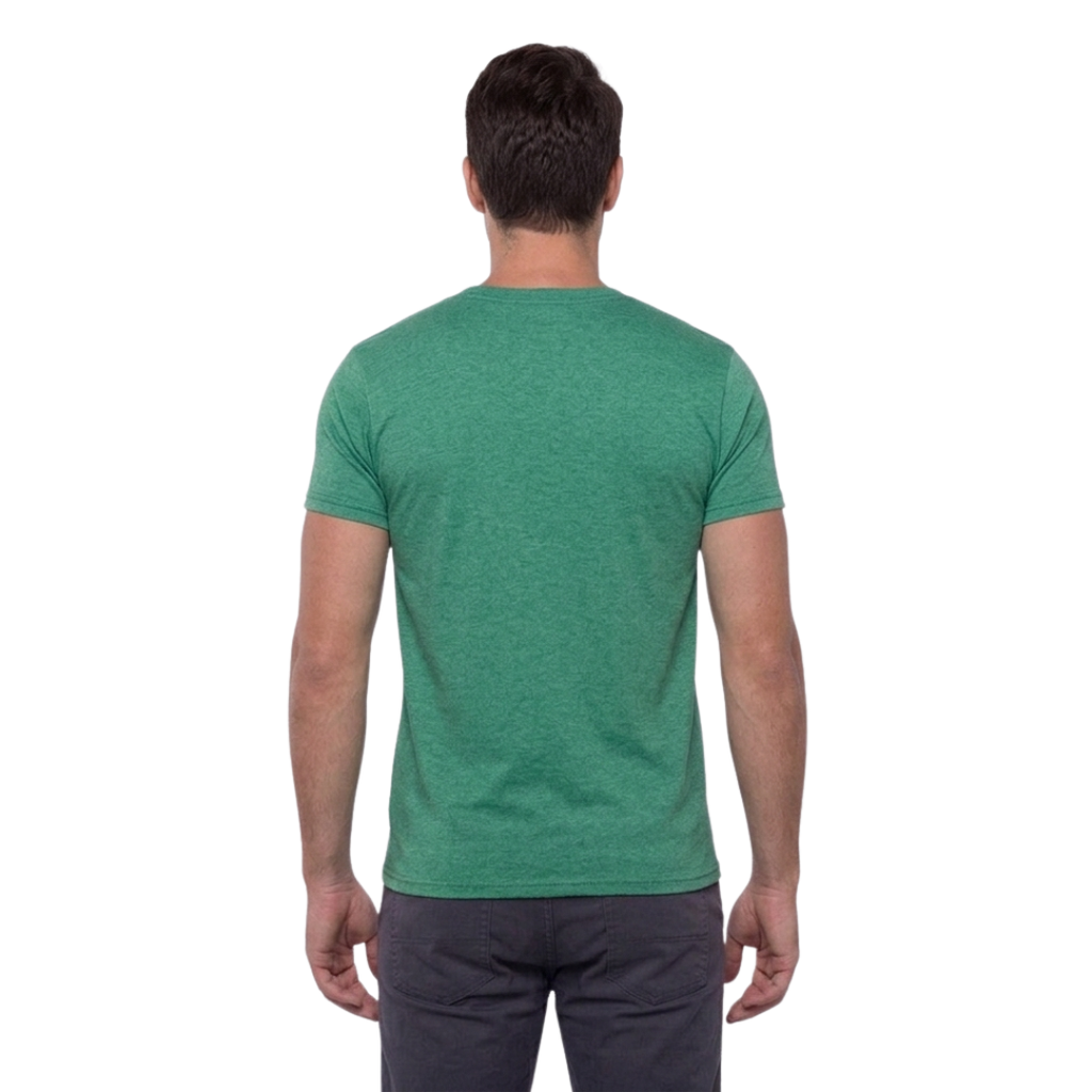 Playera Esencial Manga Corta Para Hombre Color Verde Jade Jaspeado