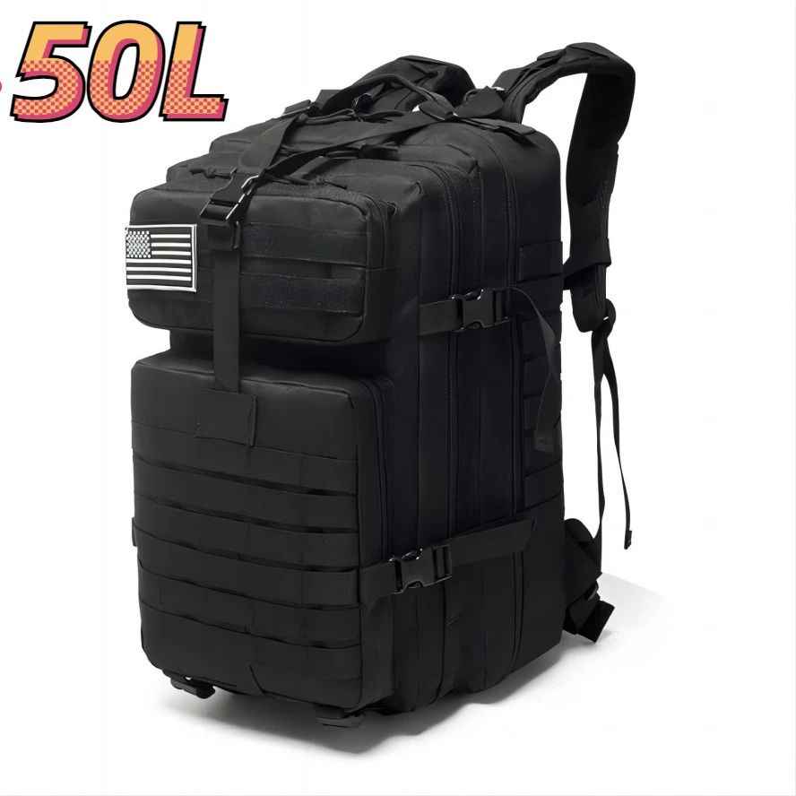 30L/50L 1000D Nylon impermeable Trekking pesca caza bolsa mochila mochilas al ai
