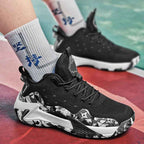 Tenis de baloncesto para hombre/mujer, transpirables con amortiguación