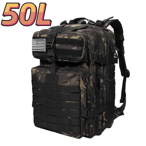 30L/50L 1000D Nylon impermeable Trekking pesca caza bolsa mochila mochilas al ai