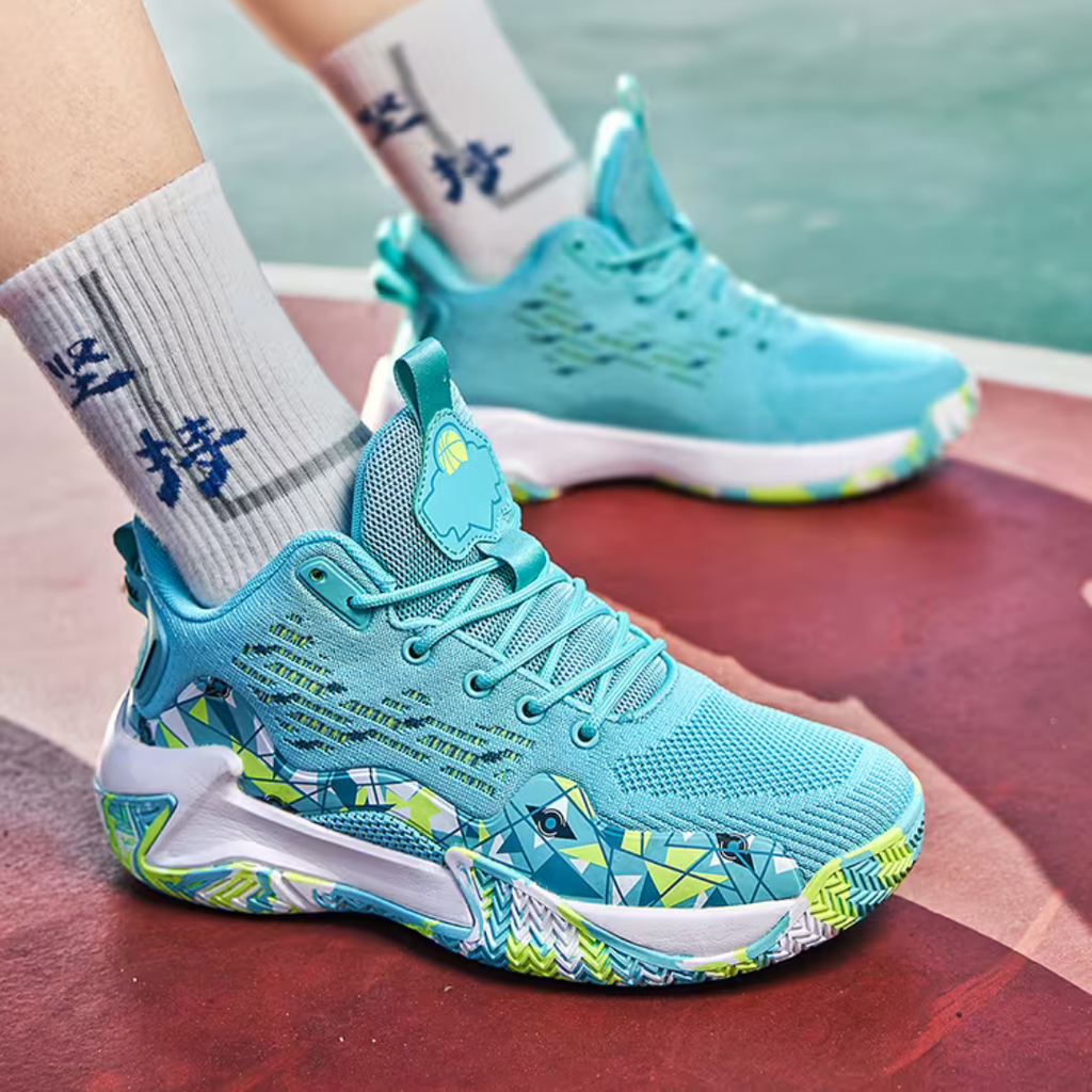 Tenis de baloncesto para hombre/mujer, transpirables con amortiguación