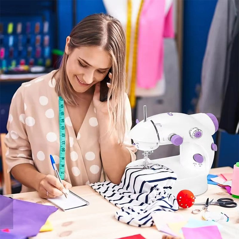 Mini máquina de coser totalmente automático