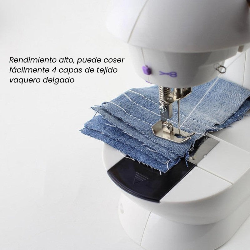 Mini máquina de coser totalmente automático