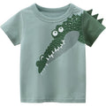 Playera de niños con estampado de cocodrilo