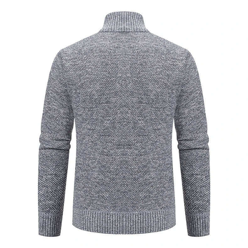 Abrigo casual con cremallera para hombre