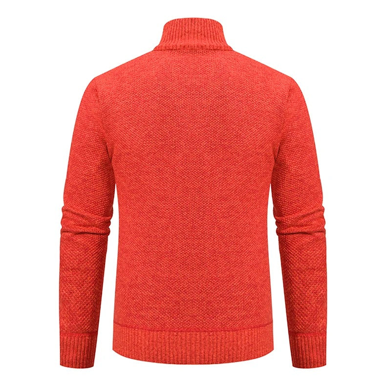 Abrigo casual con cremallera para hombre