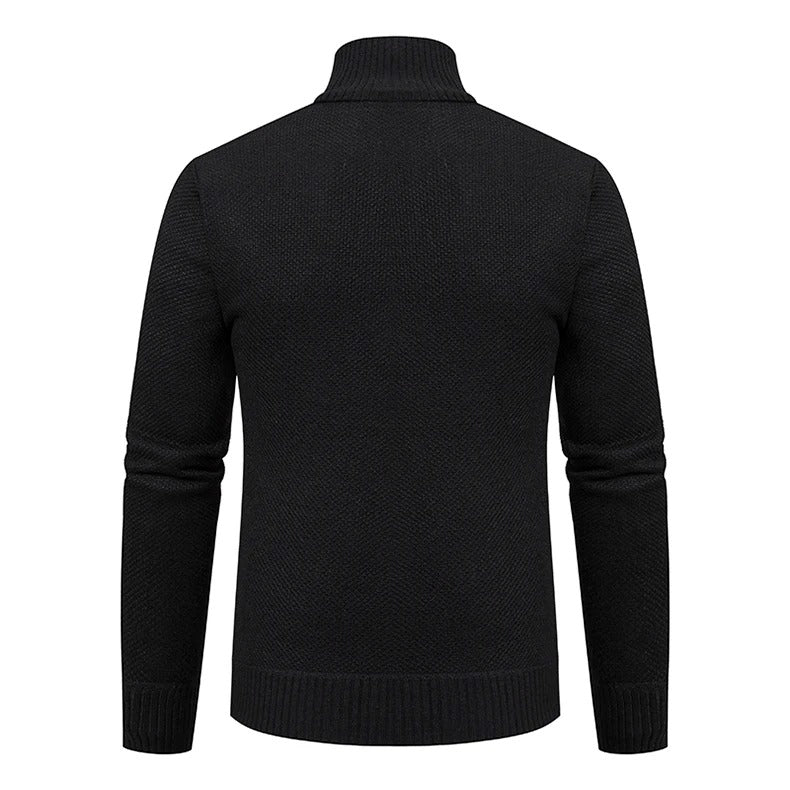Abrigo casual con cremallera para hombre