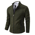 Abrigo casual con cremallera para hombre