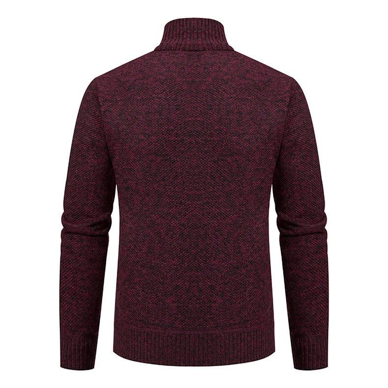 Abrigo casual con cremallera para hombre