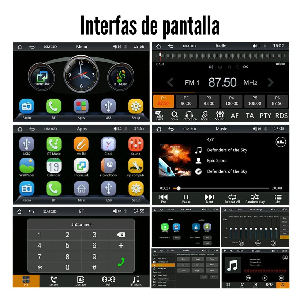 Auto Estéreo Multimedia Para VW/SEAT/Skoda/Passat/Golf/Polo, BQCC 7'' + Camara Trasera