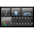 Auto Estéreo Multimedia Para VW/SEAT/Skoda/Passat/Golf/Polo, BQCC 7'' + Camara Trasera