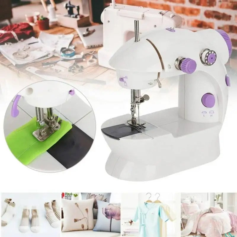 Mini máquina de coser totalmente automático