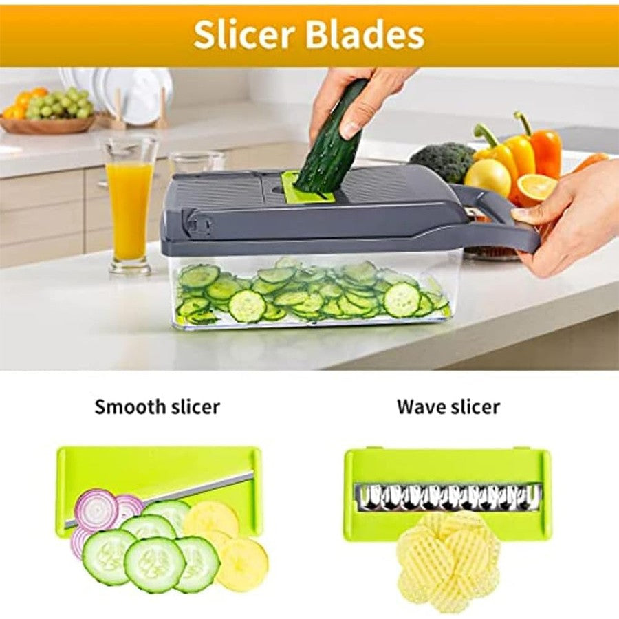 Picadora de verduras multifuncional 14 en 1