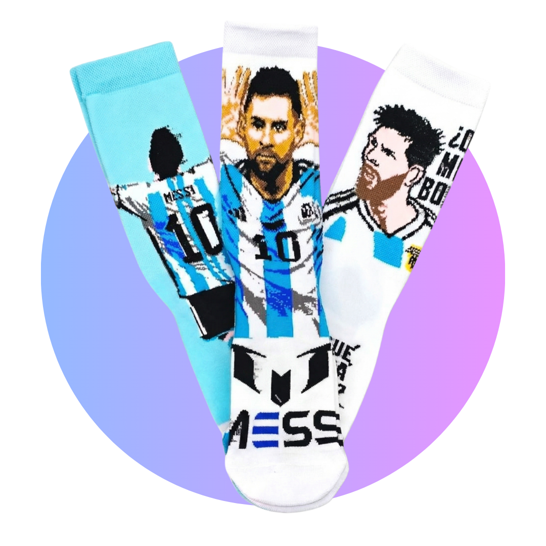 Calcetas de Lionel Messi con la Selección de Argentina