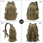 Mochila táctica de nailon 25L 900D, mochilas impermeables para exteriores, depor
