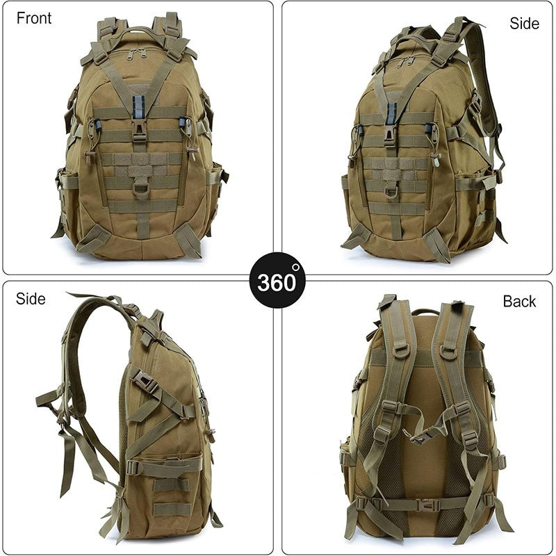 Mochila táctica de nailon 25L 900D, mochilas impermeables para exteriores, depor