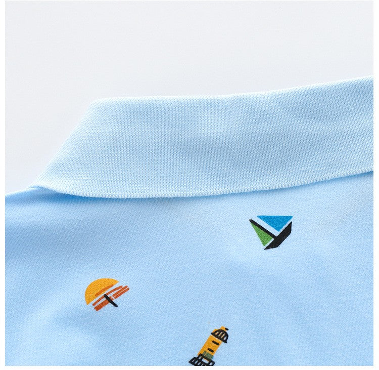 Polo de niños con estampados de dibujos animados
