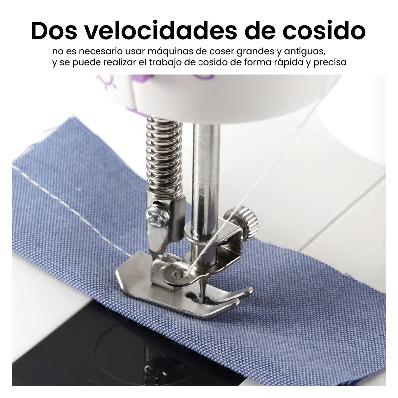 Mini máquina de coser totalmente automático