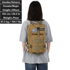 30L/50L 1000D Nylon impermeable Trekking pesca caza bolsa mochila mochilas al ai
