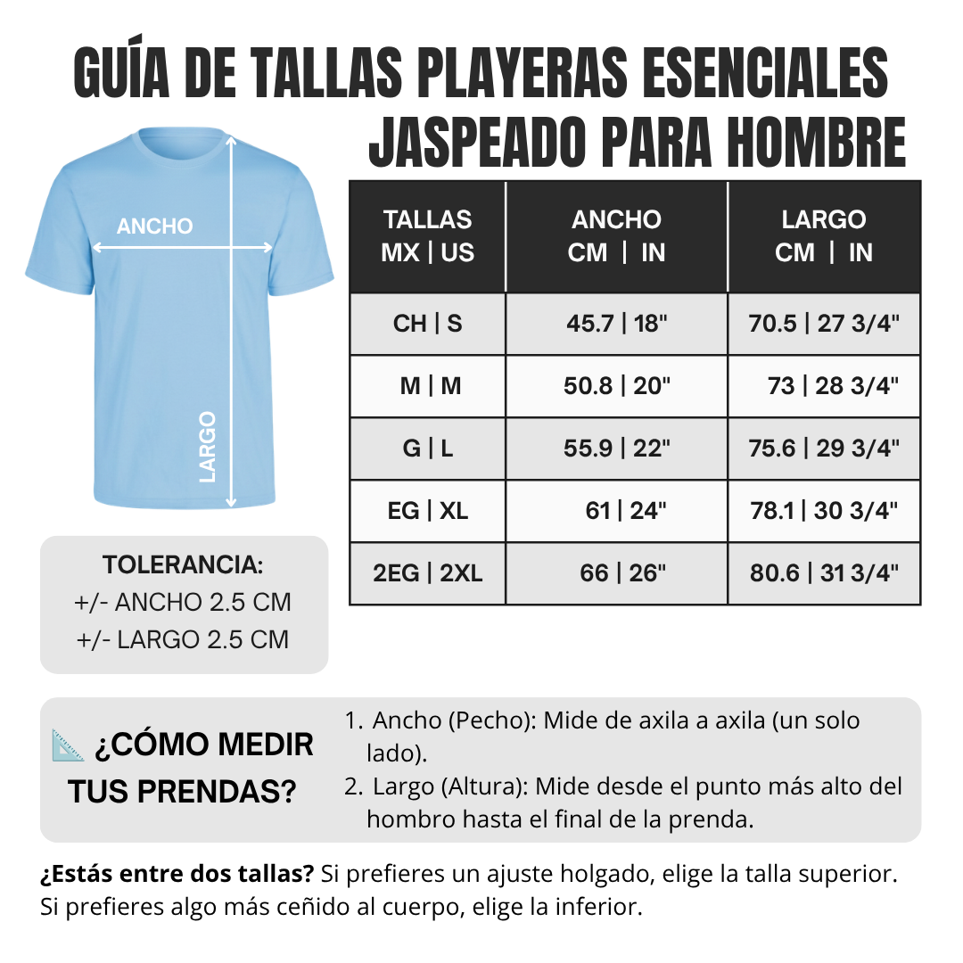Guía de tallas