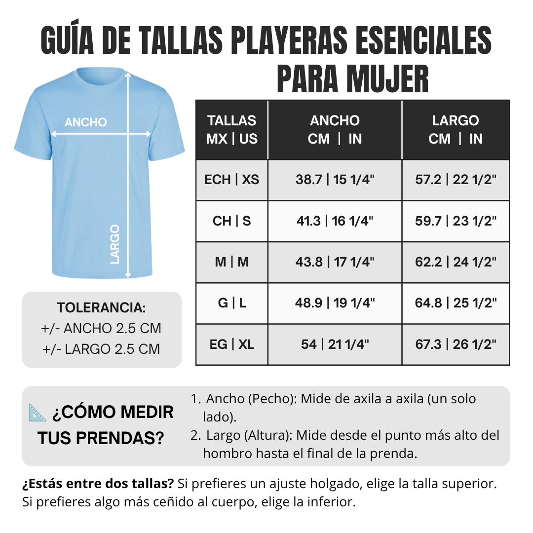 Guía de tallas