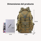 Mochila táctica impermeable de 25L con sistema molle
